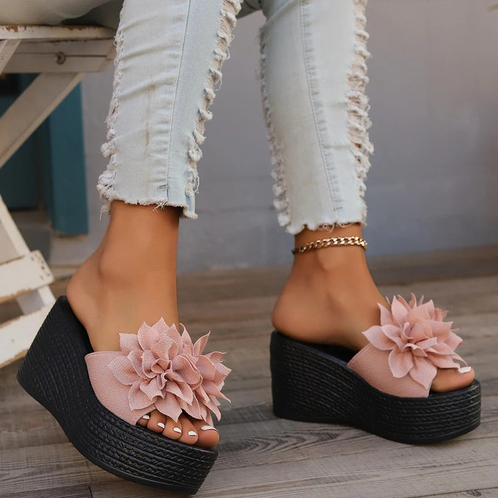 Solara Bloom Wedges
