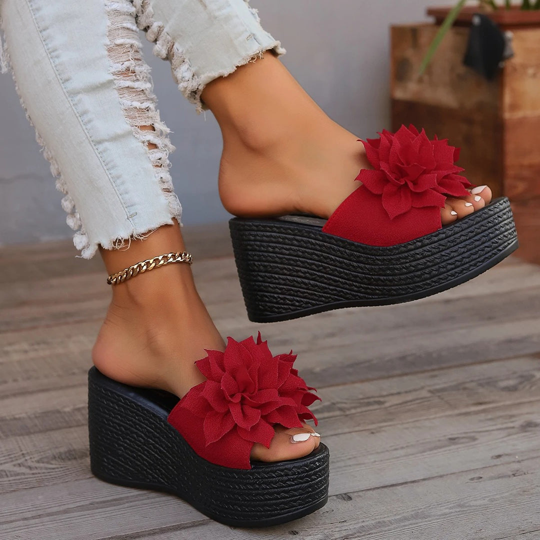 Solara Bloom Wedges