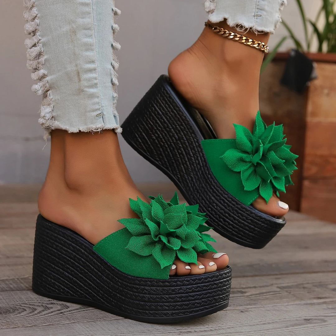 Solara Bloom Wedges