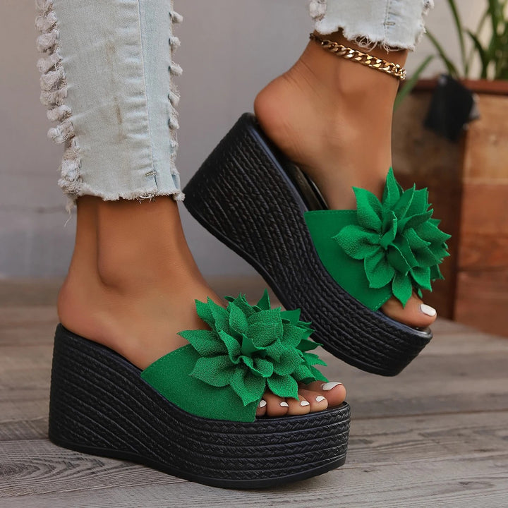 Solara Bloom Wedges