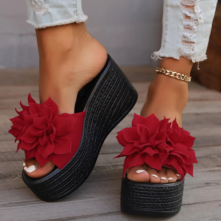 Solara Bloom Wedges