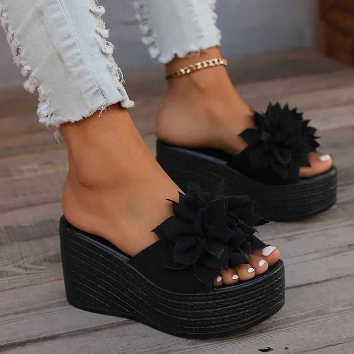 Solara Bloom Wedges