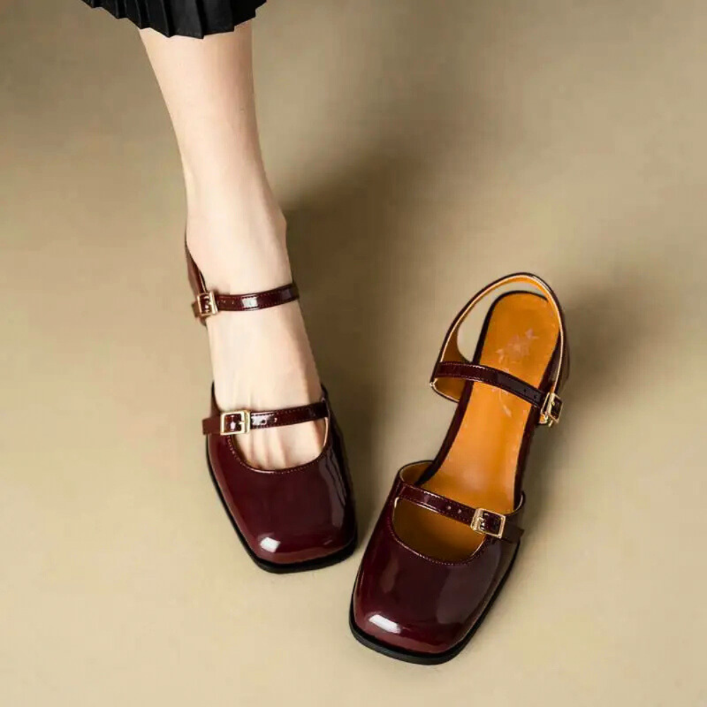 Allegra Patent Mary Janes