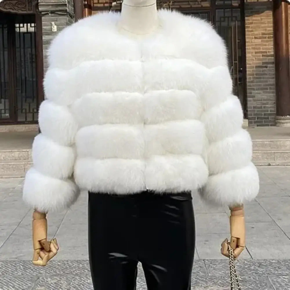 Ardelle Fox Panel Coat