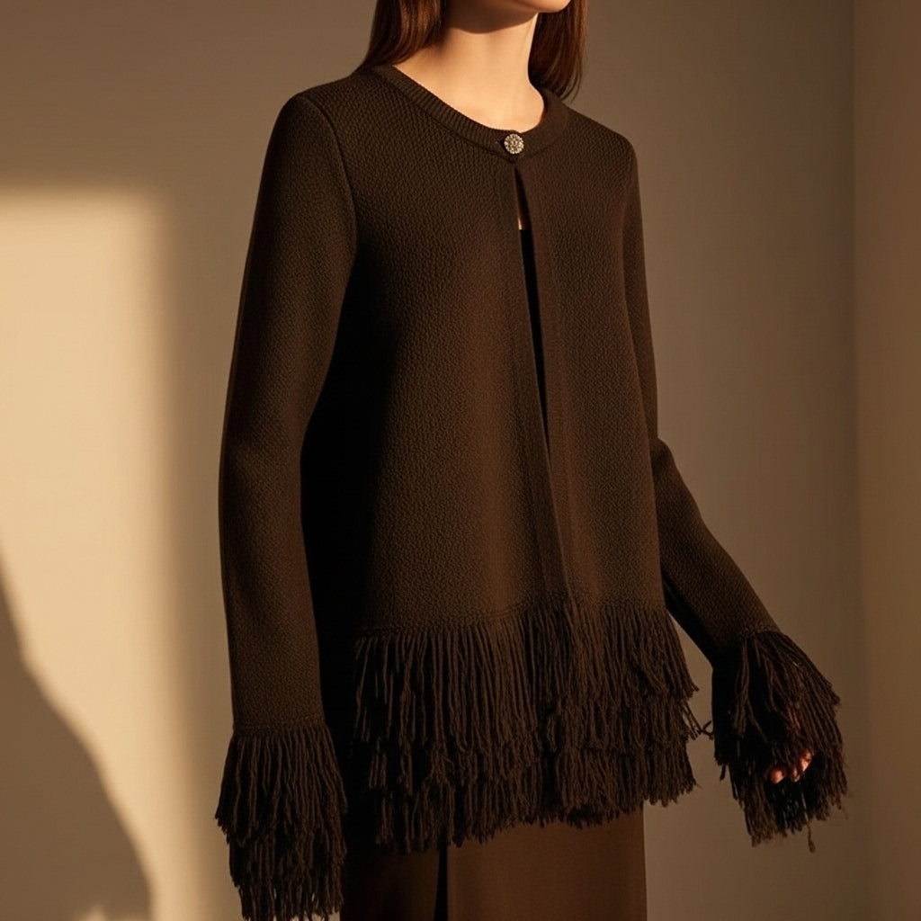 Cressida Fringe Cardigan