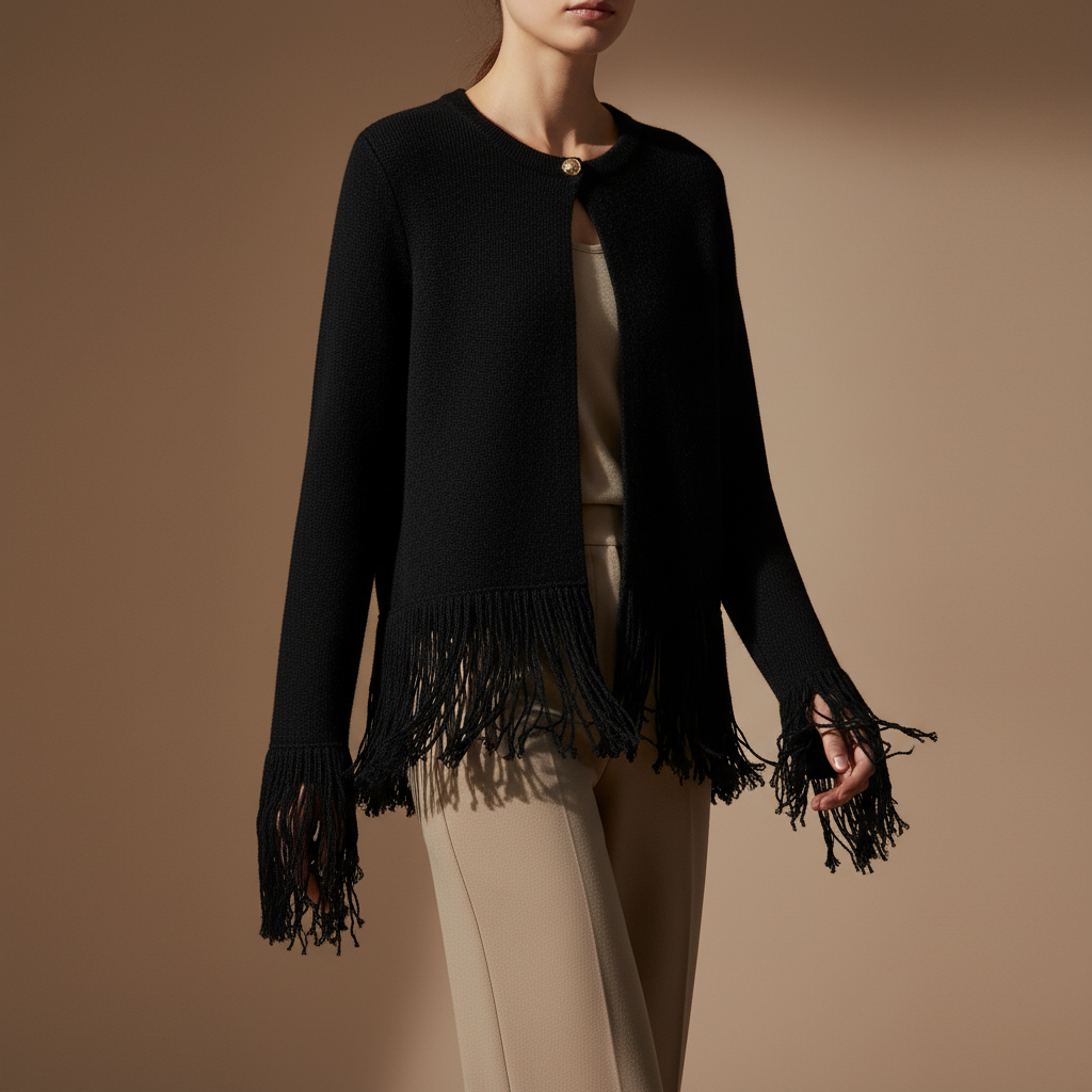 Cressida Fringe Cardigan