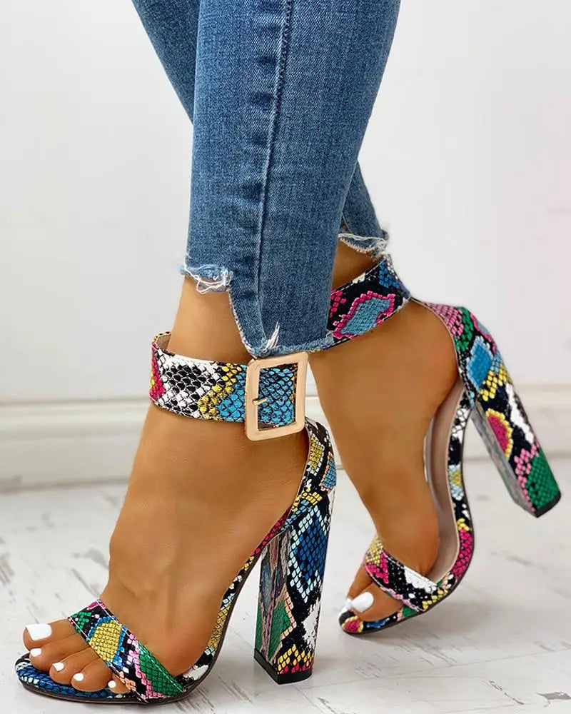 Maculata Block Heels
