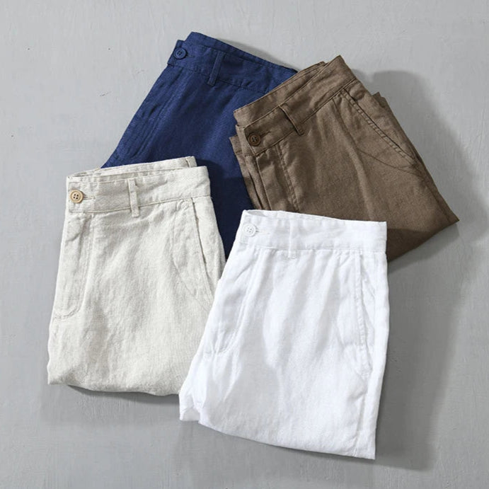Milano 100% Linen Shorts