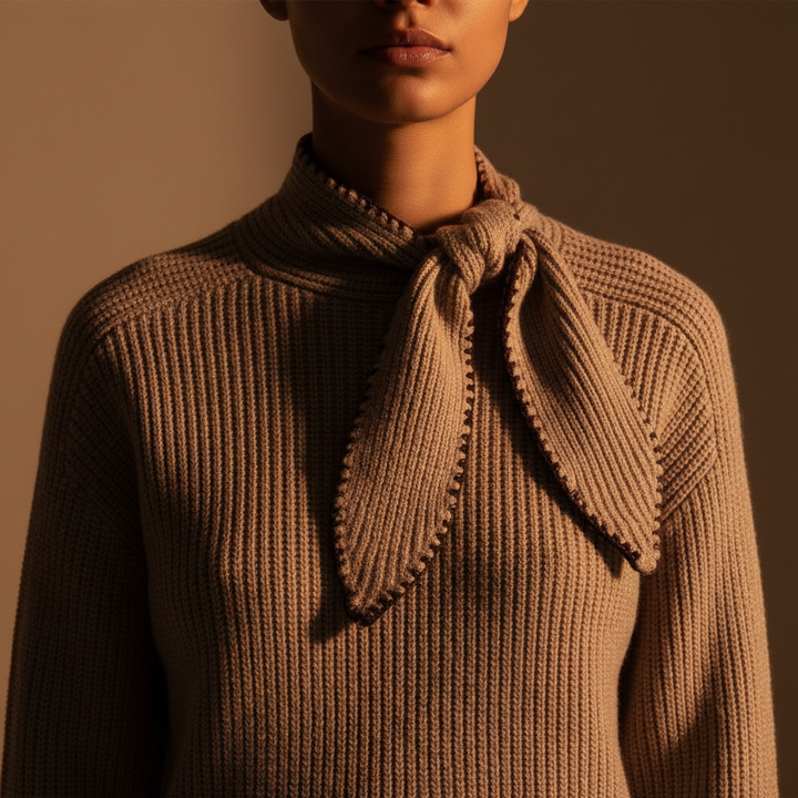 Margaux Tie Neck Sweater