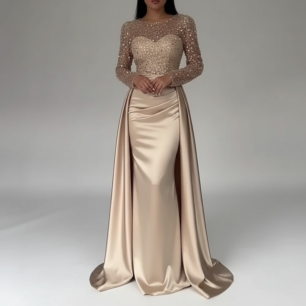 Rosalind Sequin Evening Dress