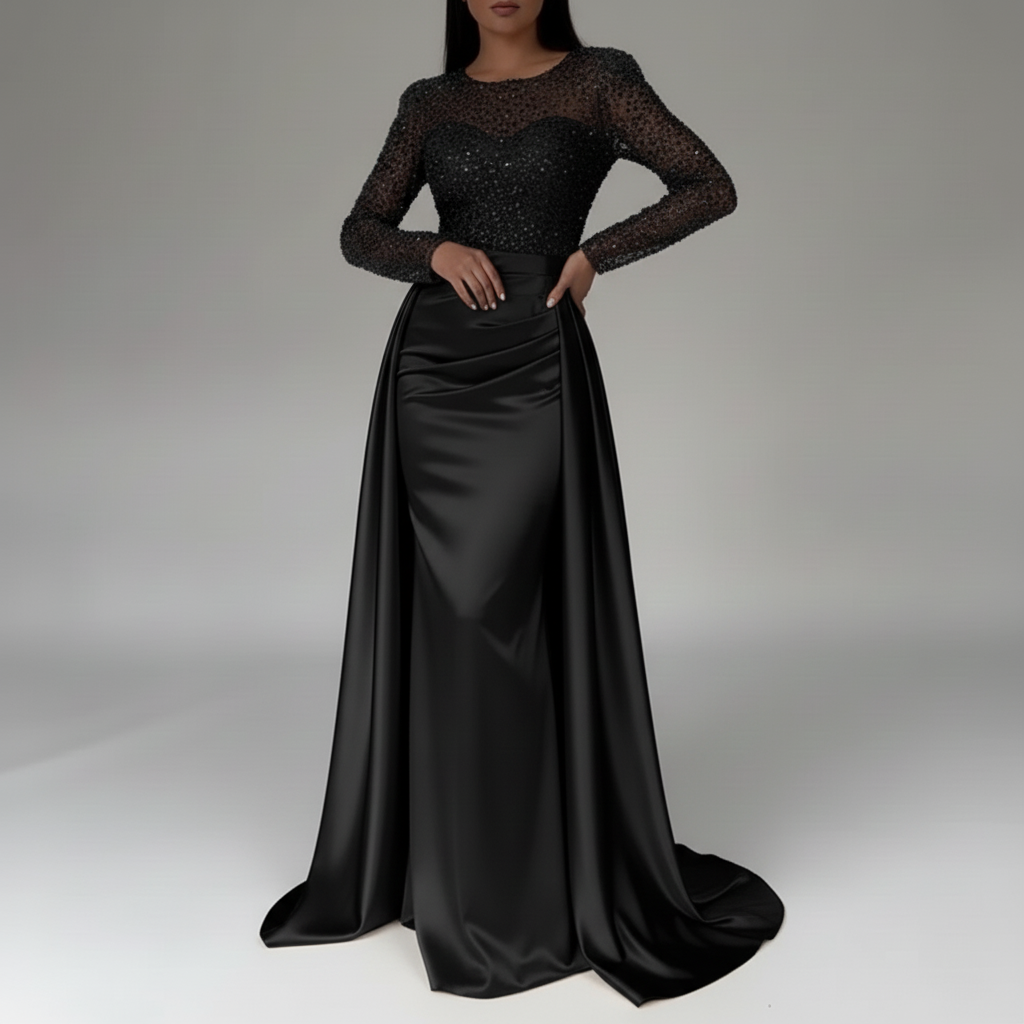 Rosalind Sequin Evening Dress