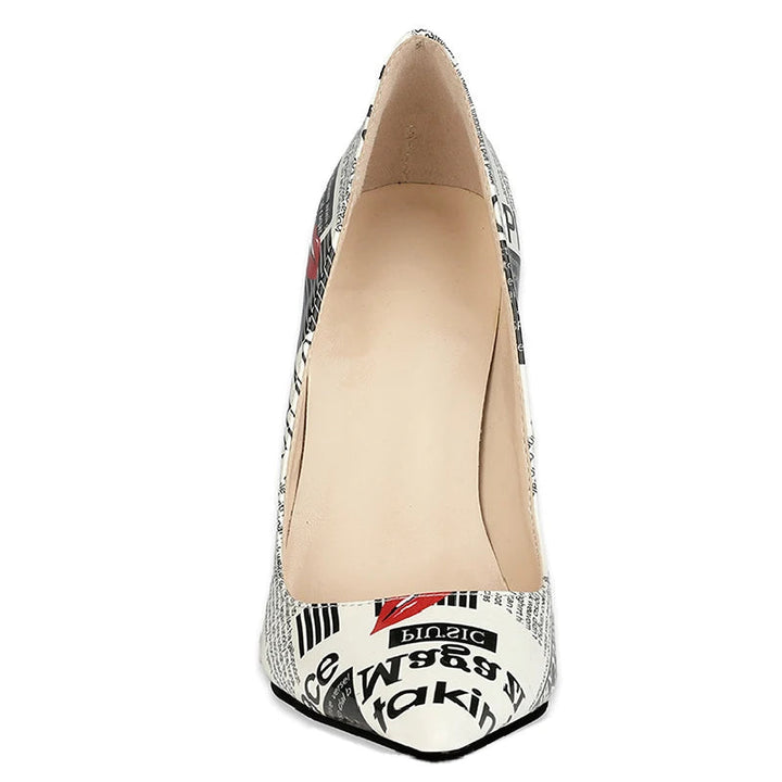 Rivista Newsprint Pumps