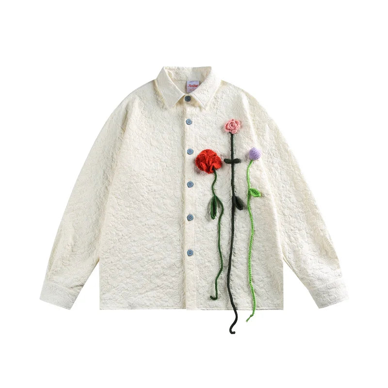 Mercer Crochet Bloom Shirt