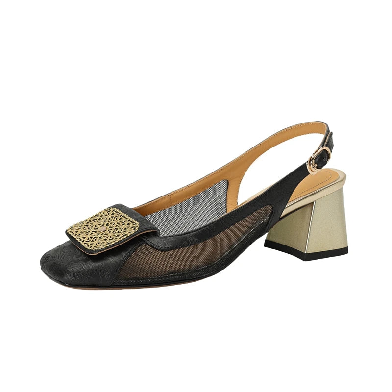 Veronese Mesh Slingbacks