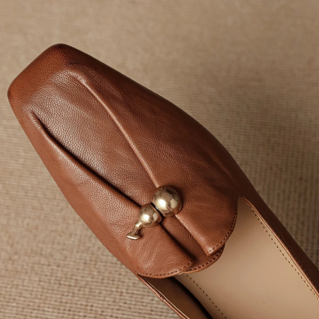 Orna Leather Loafers