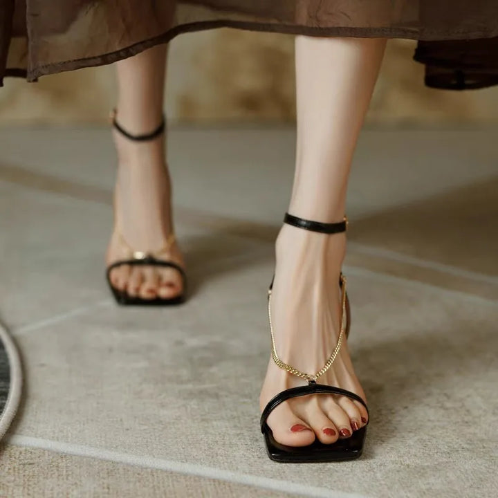 Cascata Chain-Drape Sandals