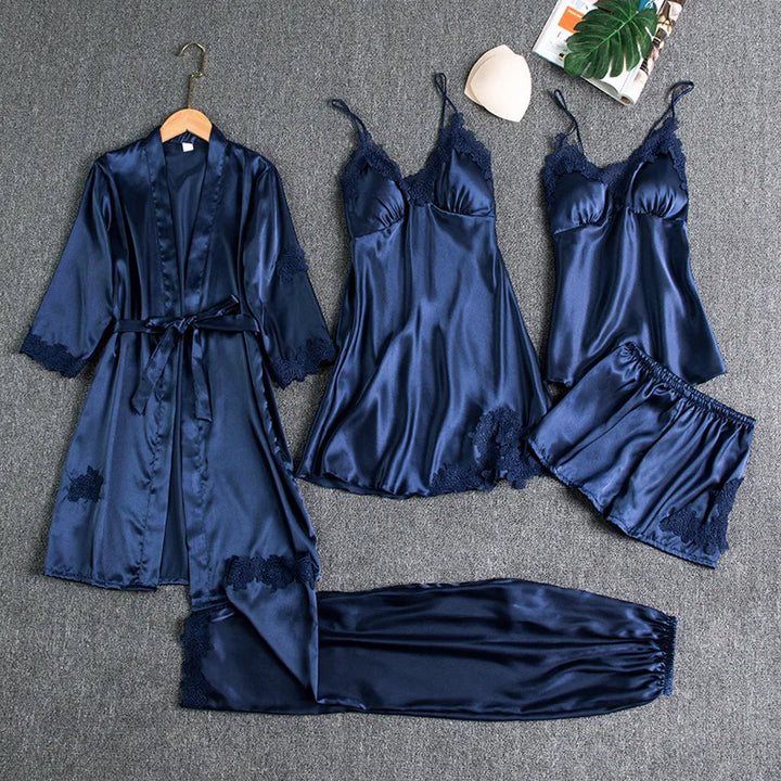 Afterglow 5 Pc Satin Set