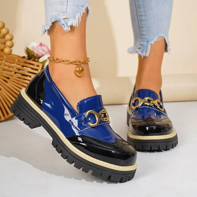 Bicolore Brogue Loafers