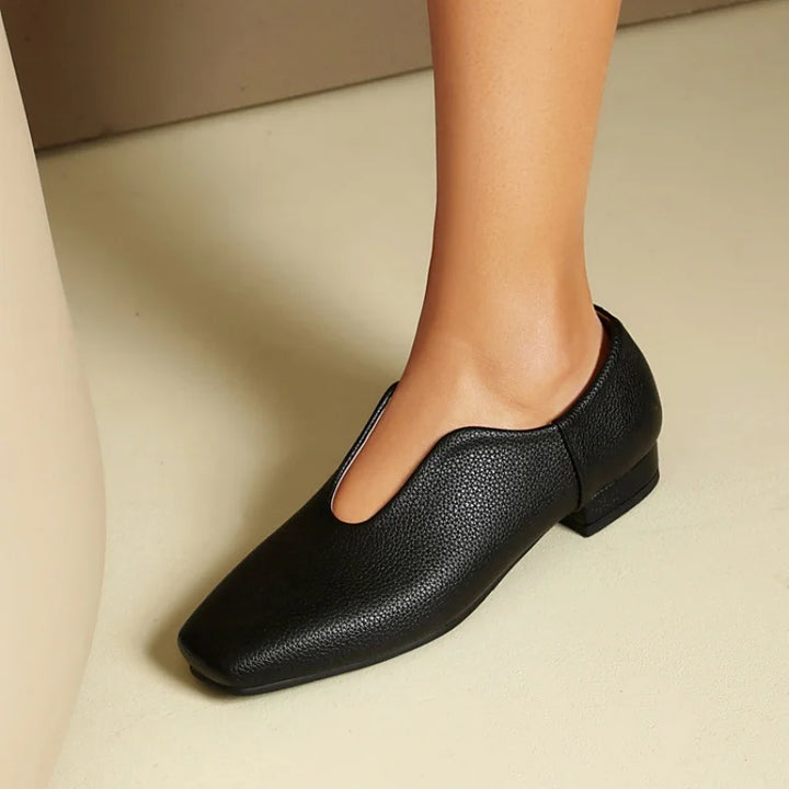 Semplicita Square-Toe Loafers