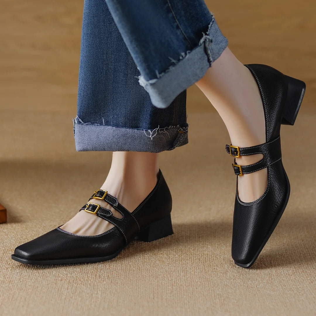 Firenze Dual Buckle Shoes