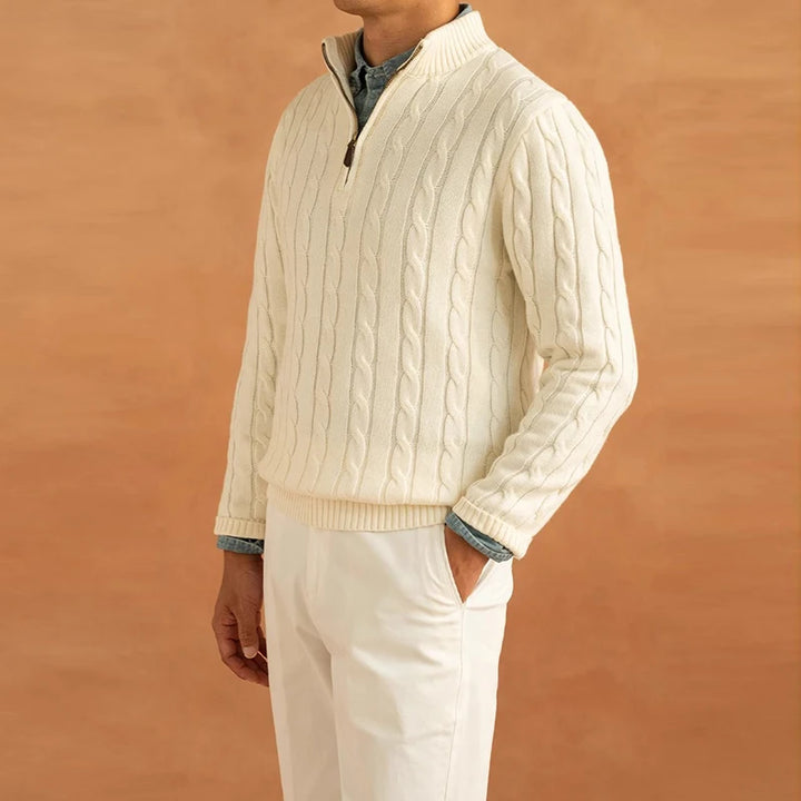 Toscano Cable Quarter-Zip