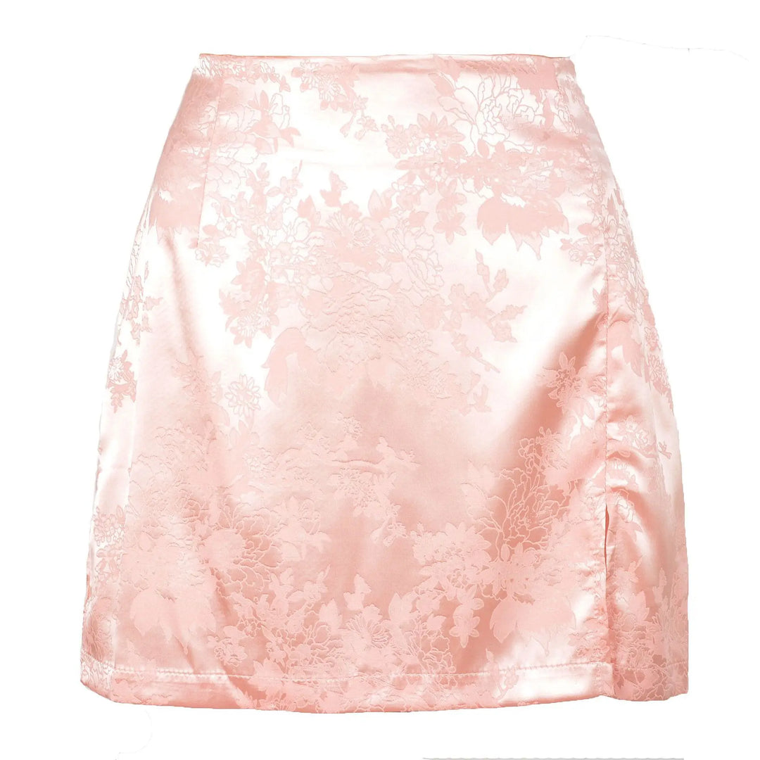 Night Bloom Jacquard Skirt