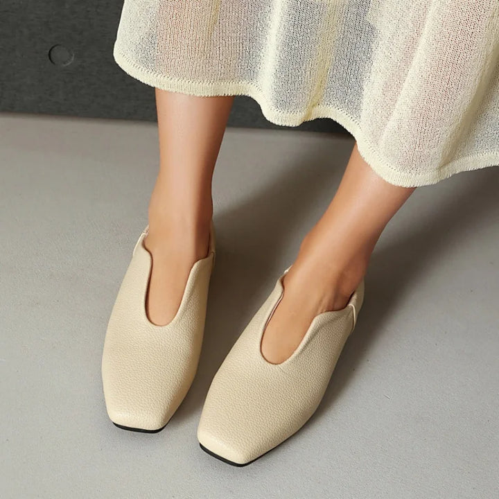 Semplicita Square-Toe Loafers