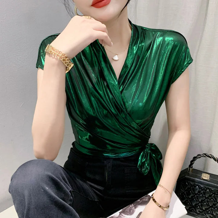 Liquid Drape Blouse