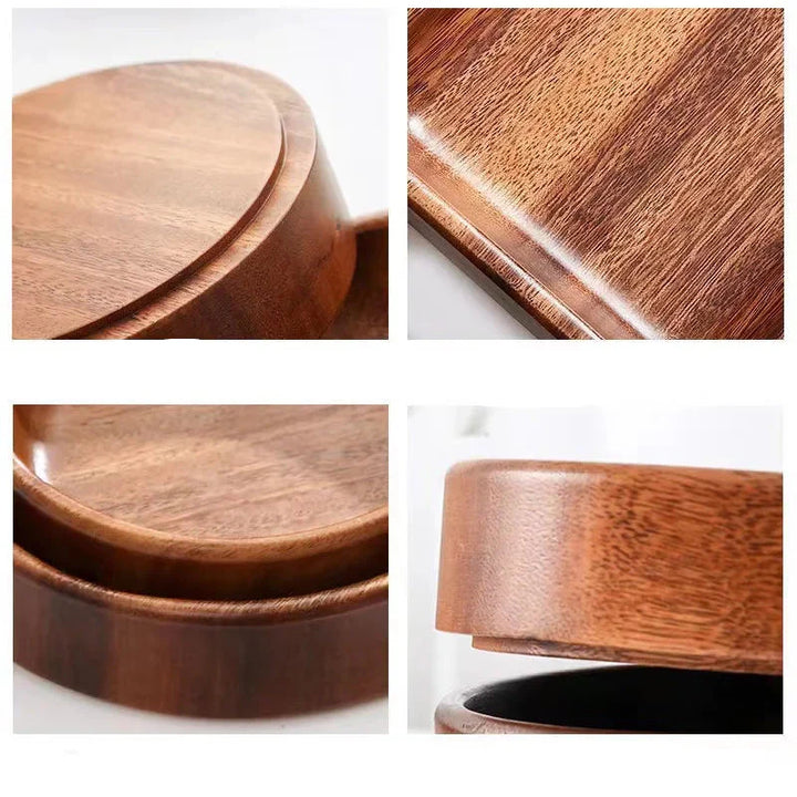 Artisan Walnut Serving Bowls