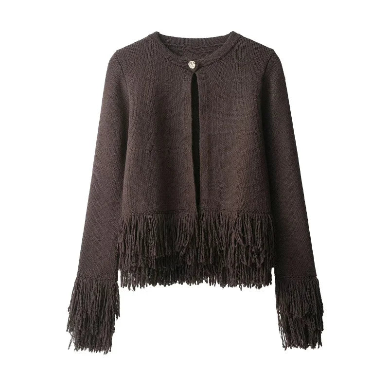 Cressida Fringe Cardigan