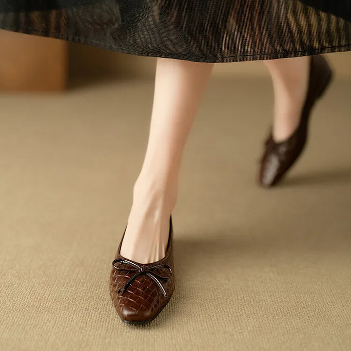 Mosaico Leather Flats