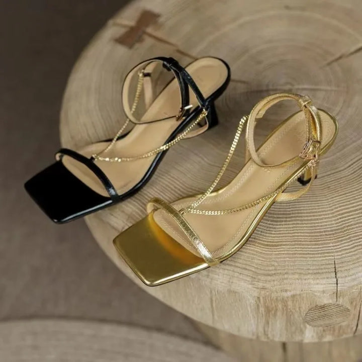 Cascata Chain-Drape Sandals