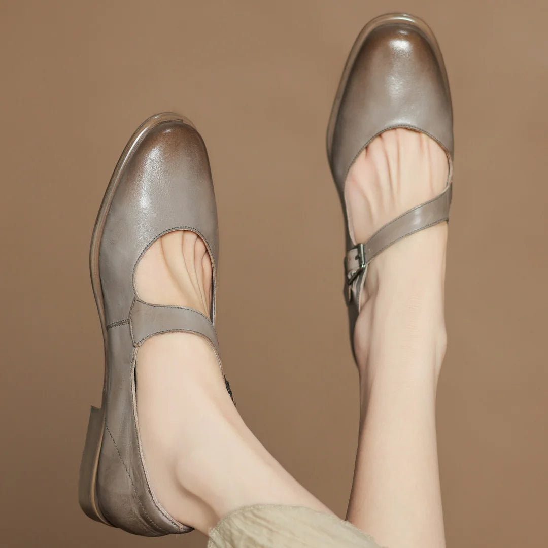 Formella Leather Flats
