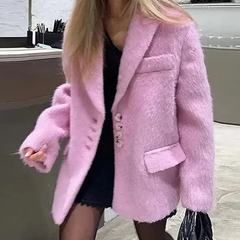Allegra Fur Blazer