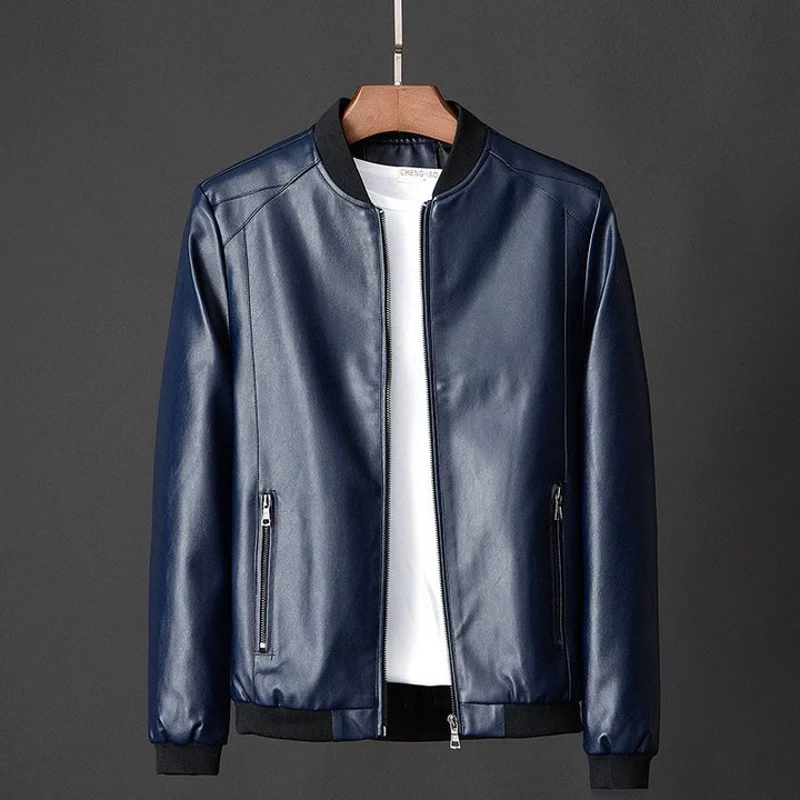 Statement Leather Bomber