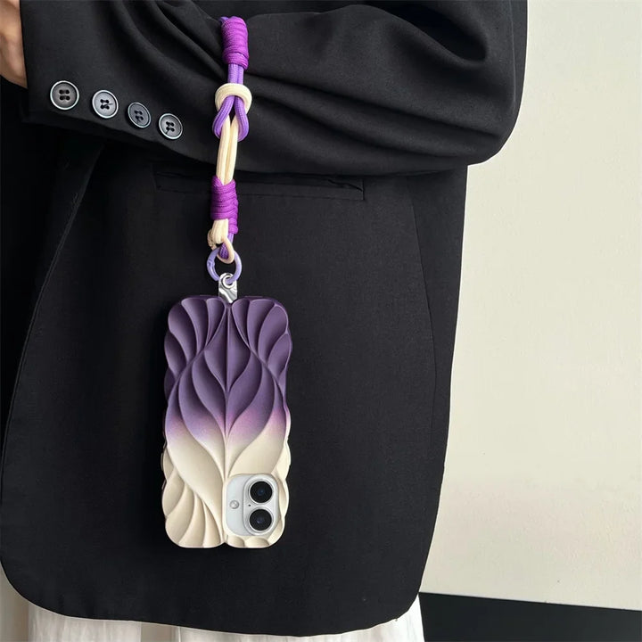 Fleur Form Pleated iPhone Case