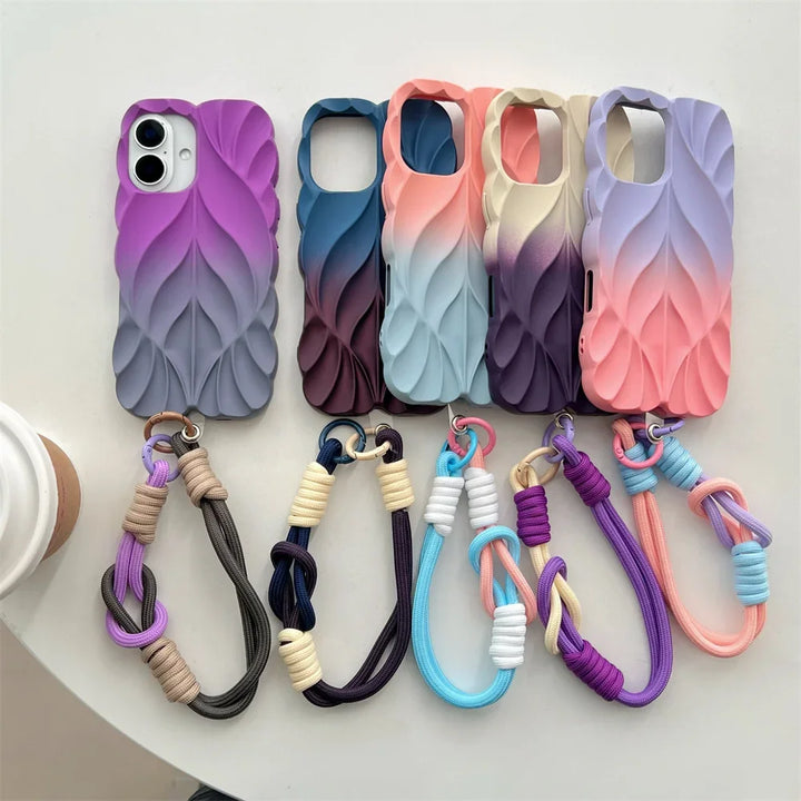 Fleur Form Pleated iPhone Case