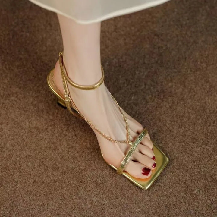 Cascata Chain-Drape Sandals
