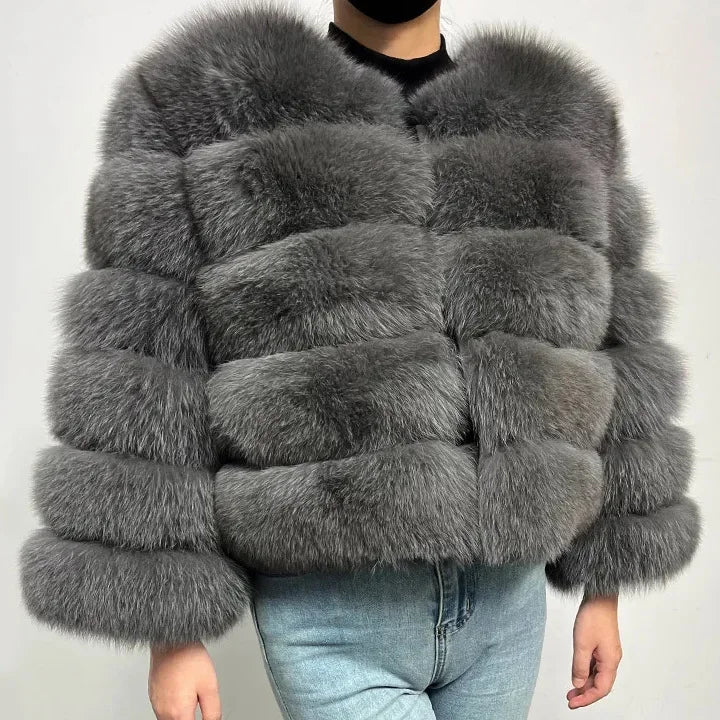 Ardelle Fox Panel Coat