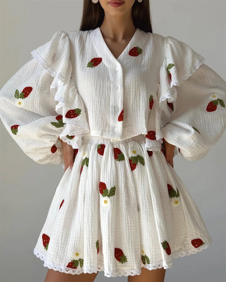 Blush Linen Twinset