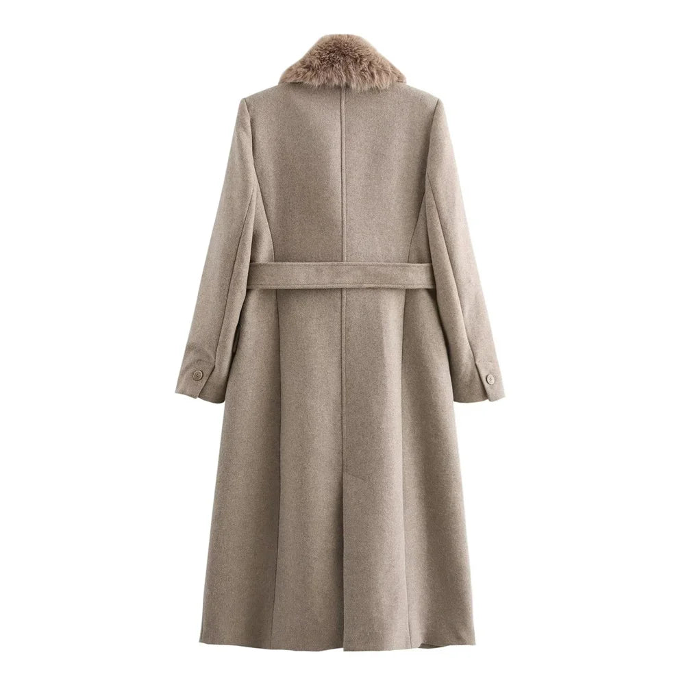 Rossa Belted Wrap Coat