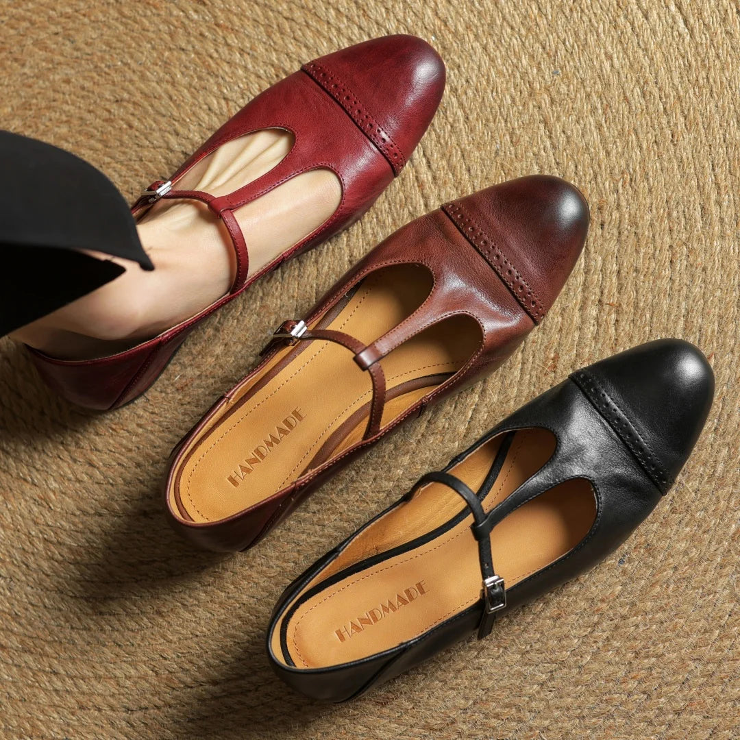 Belgrave Handmade Leather Flats