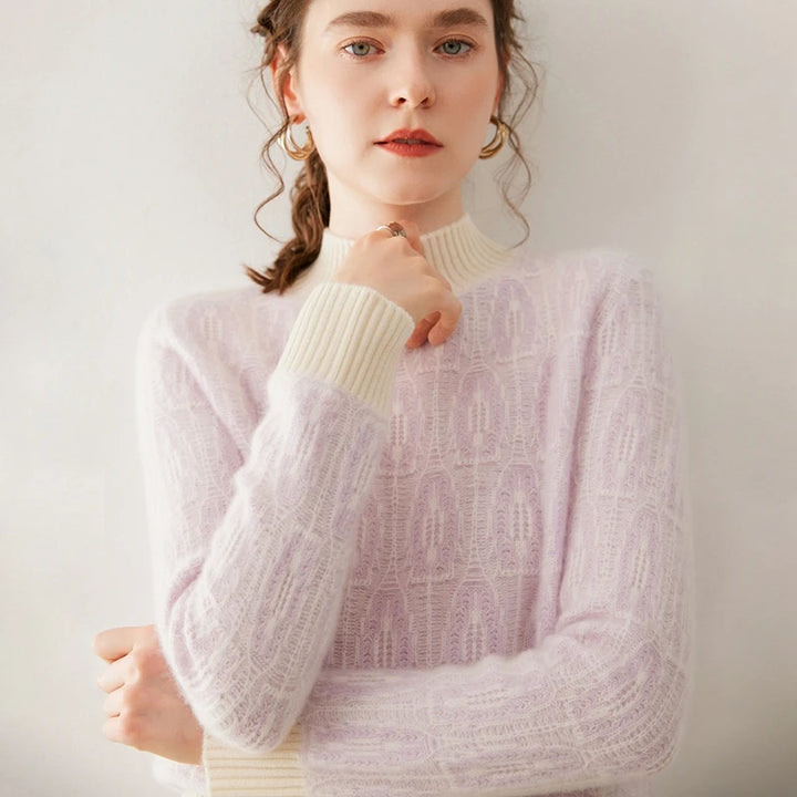 Cashmere Dream Jacquard Sweater