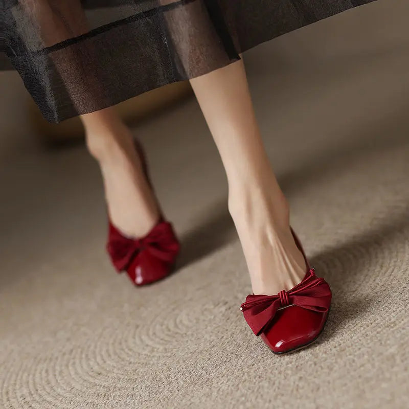 Coquette Bow Flats