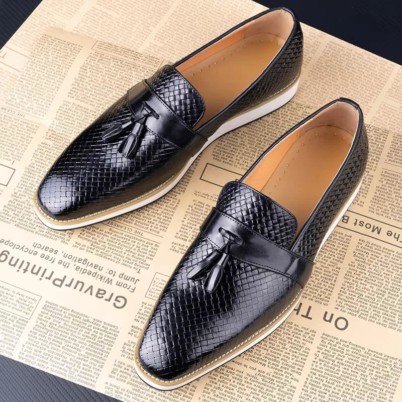 Cavalli Italian Leather Loafers