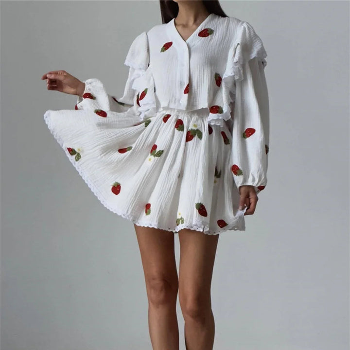 Blush Linen Twinset