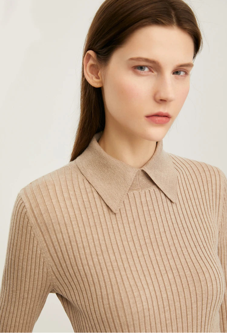 Blythe Ribbed Knit Polo