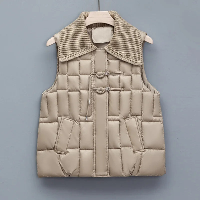 Isolde Down Cotton Vest