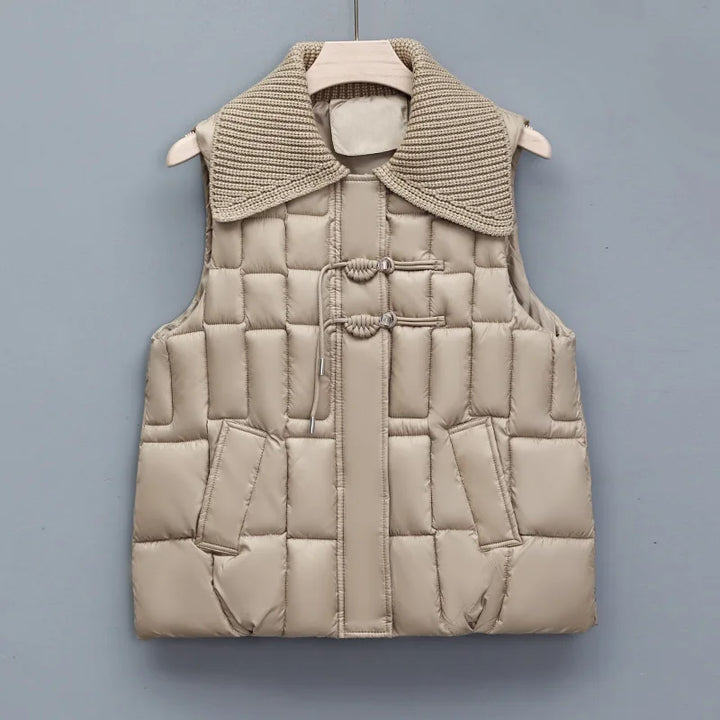 Isolde Down Cotton Vest