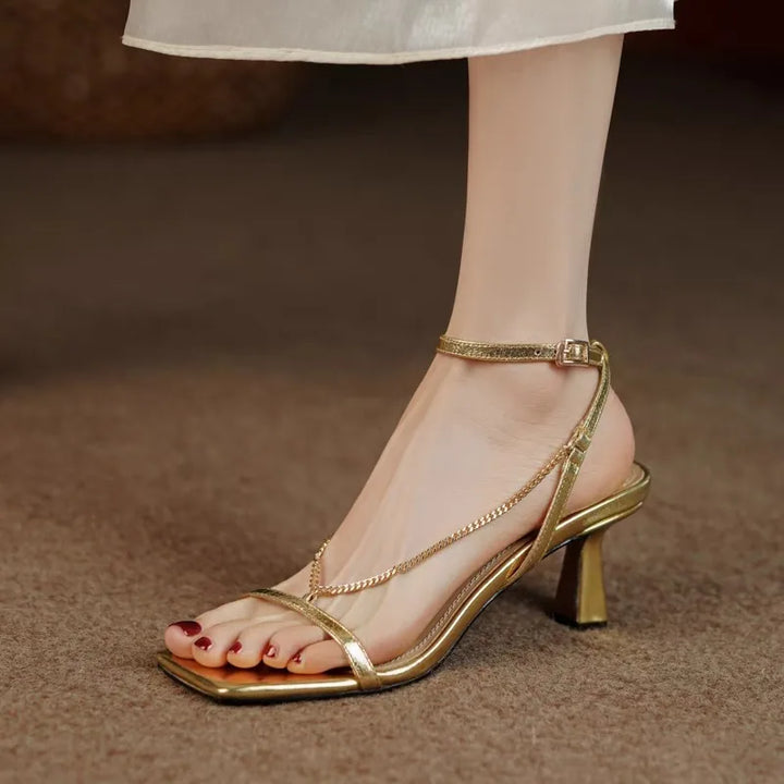 Cascata Chain-Drape Sandals